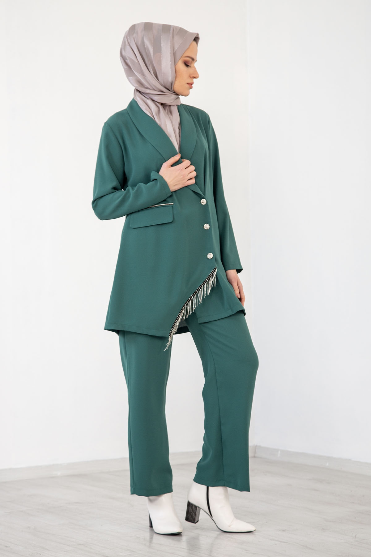 7659 Takim 40-48 - Yesil - 5