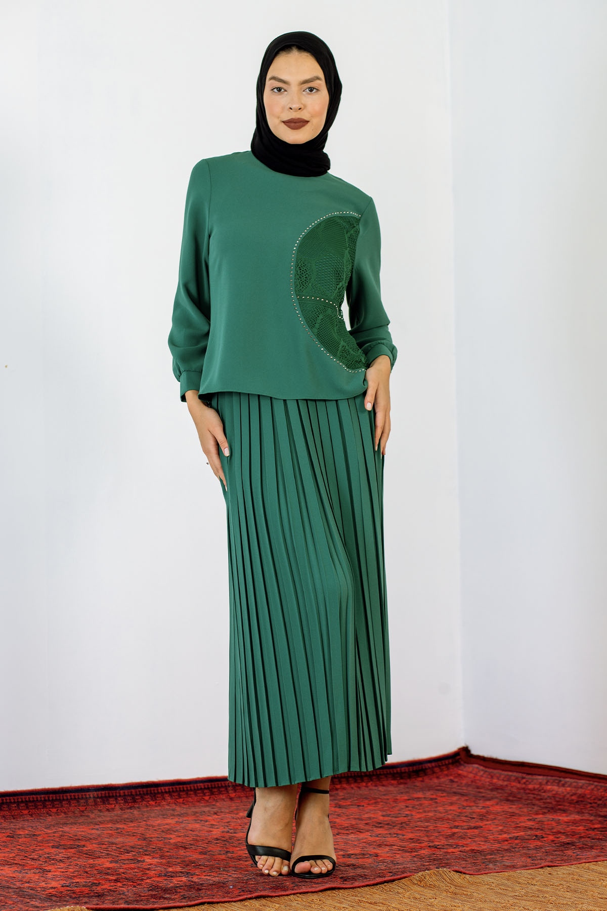 7663 E.takim 40-48 - Yesil - 1