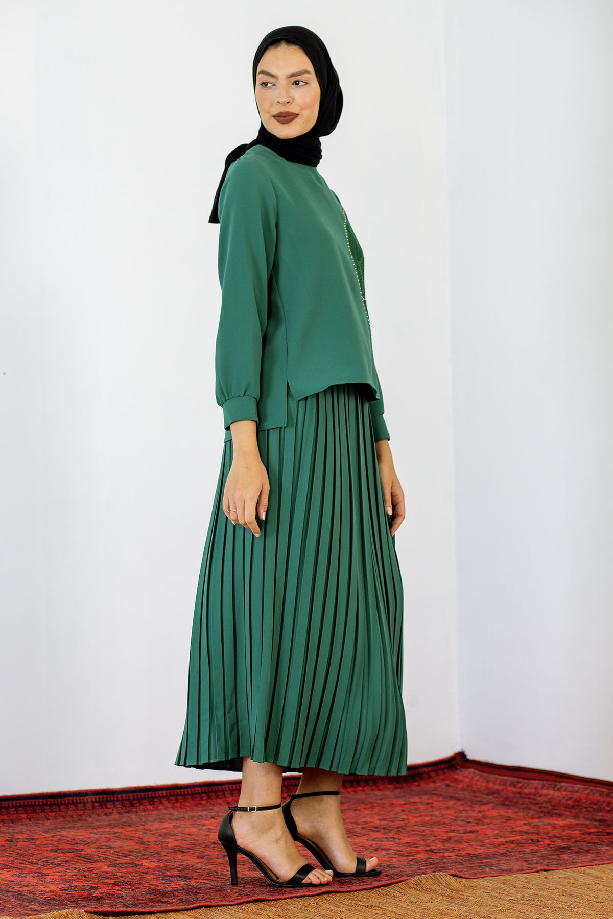 7663 E.takim 40-48 - Yesil - 5