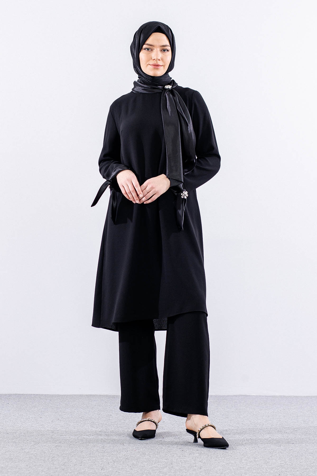 7667 Takim 42-50 - Siyah  - - 1