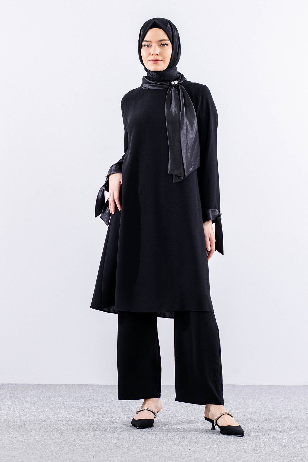 7667 Takim 42-50 - Siyah  - - 2