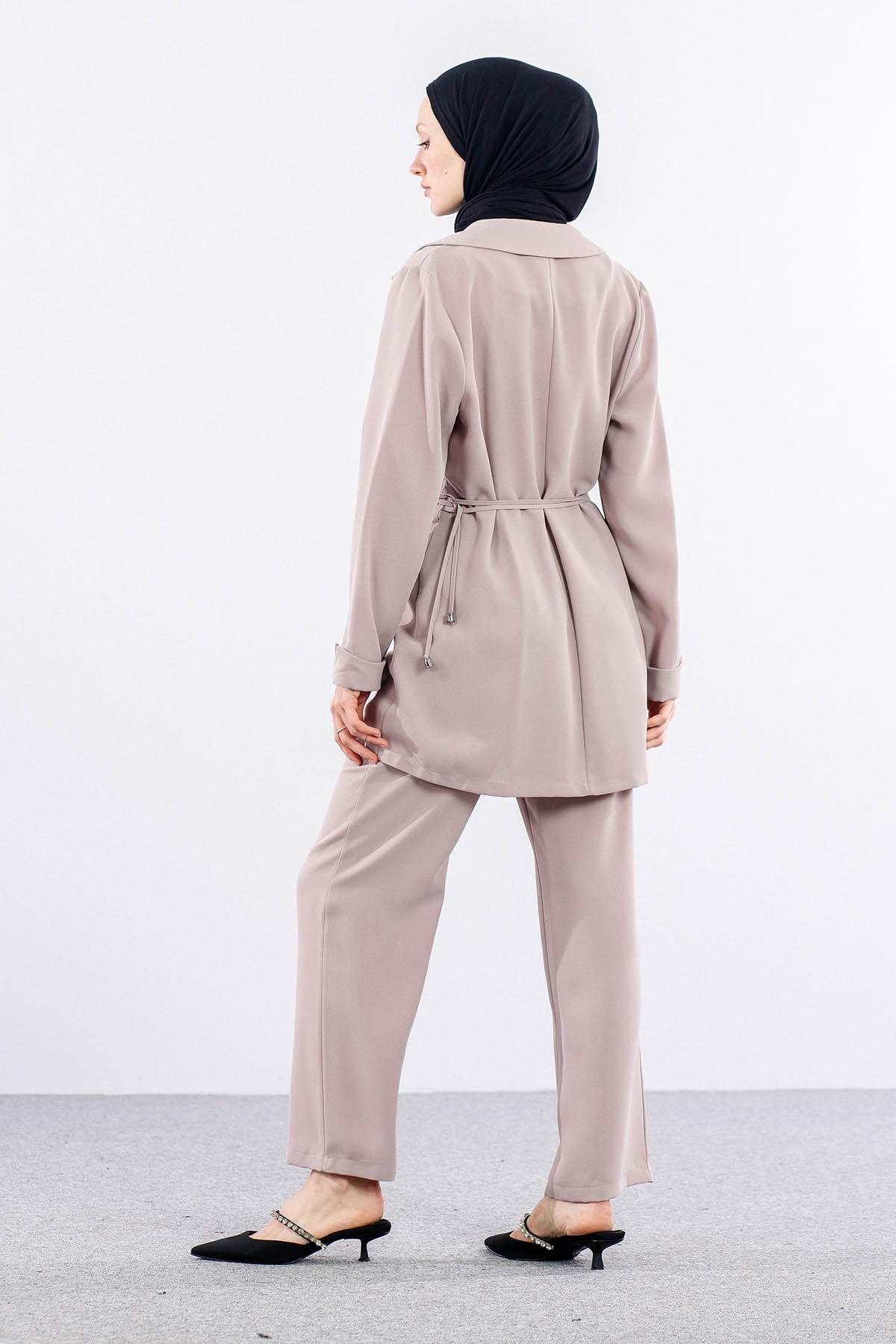 7677 Takim 40-48 Kuşgözü Detay şik - Tas - 6