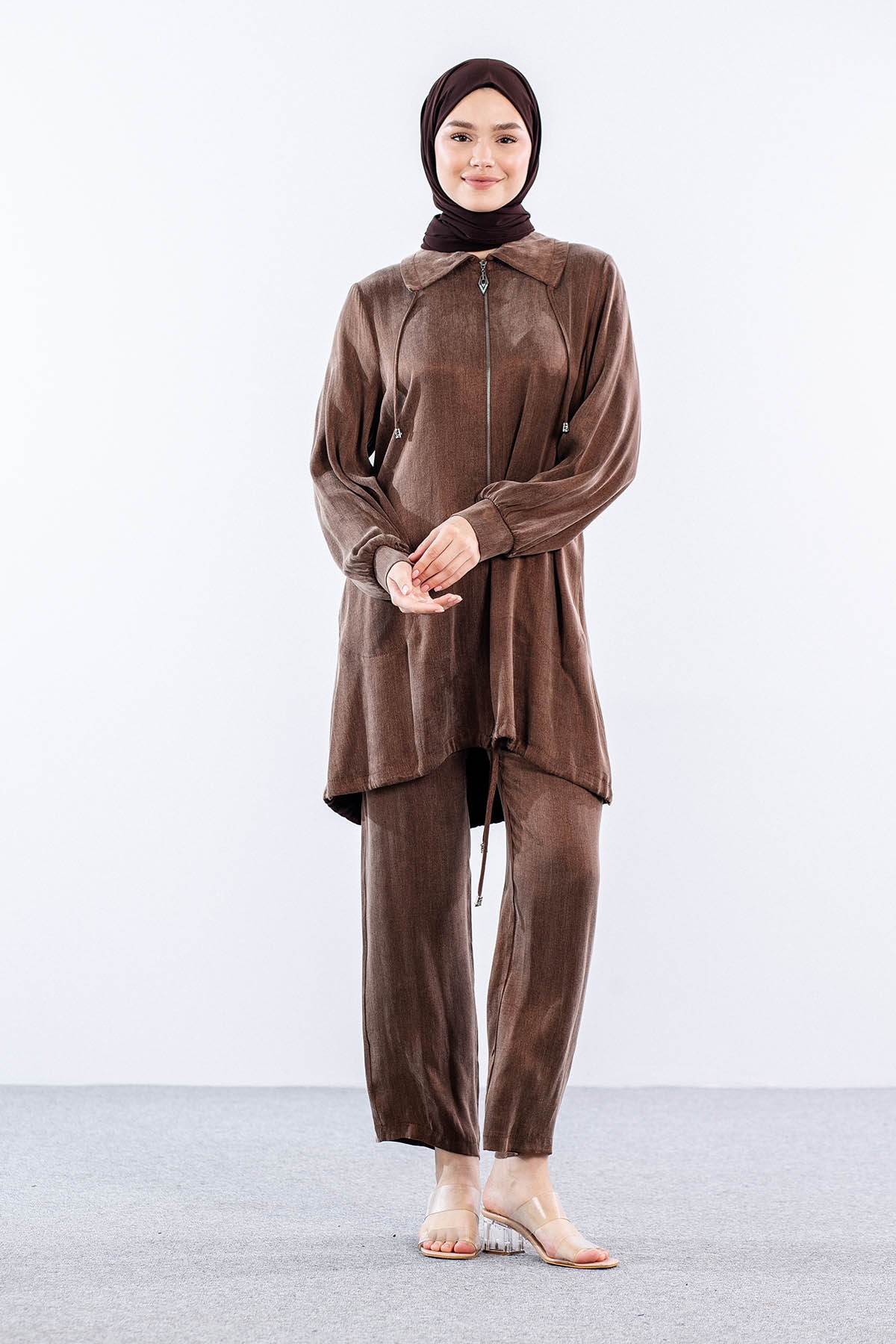 7682 Takim Pant 38-46 - Kahve - 2