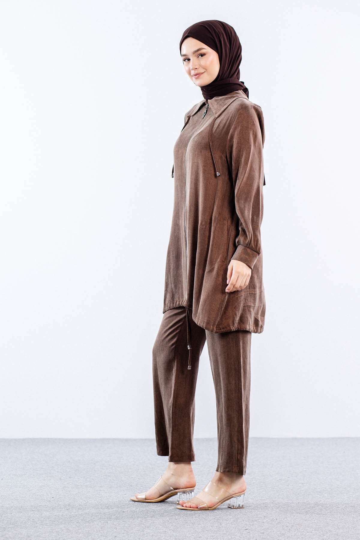 7682 Takim Pant 38-46 - Kahve - 3