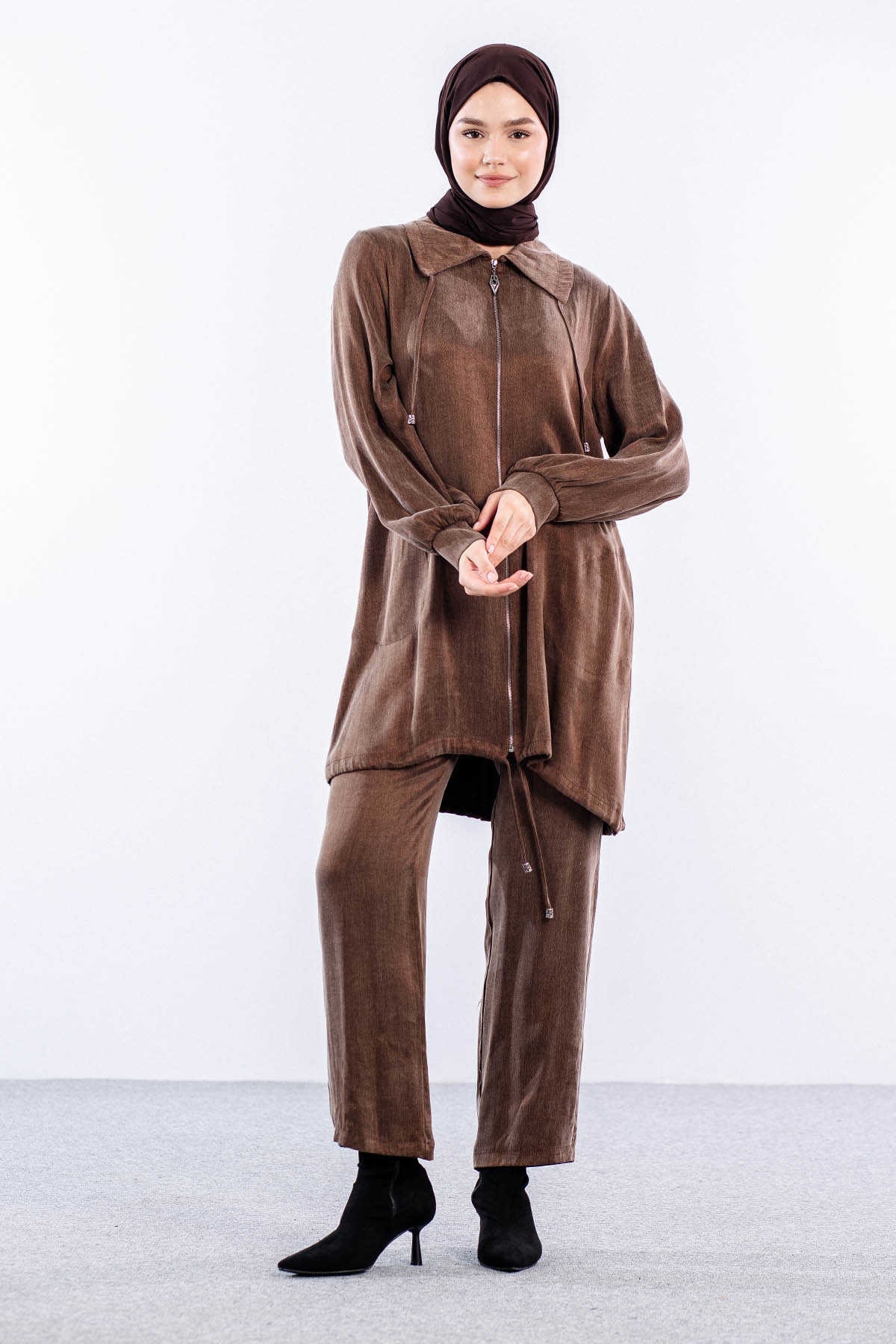 7682 Takim Pant 38-46 - Kahve - 4