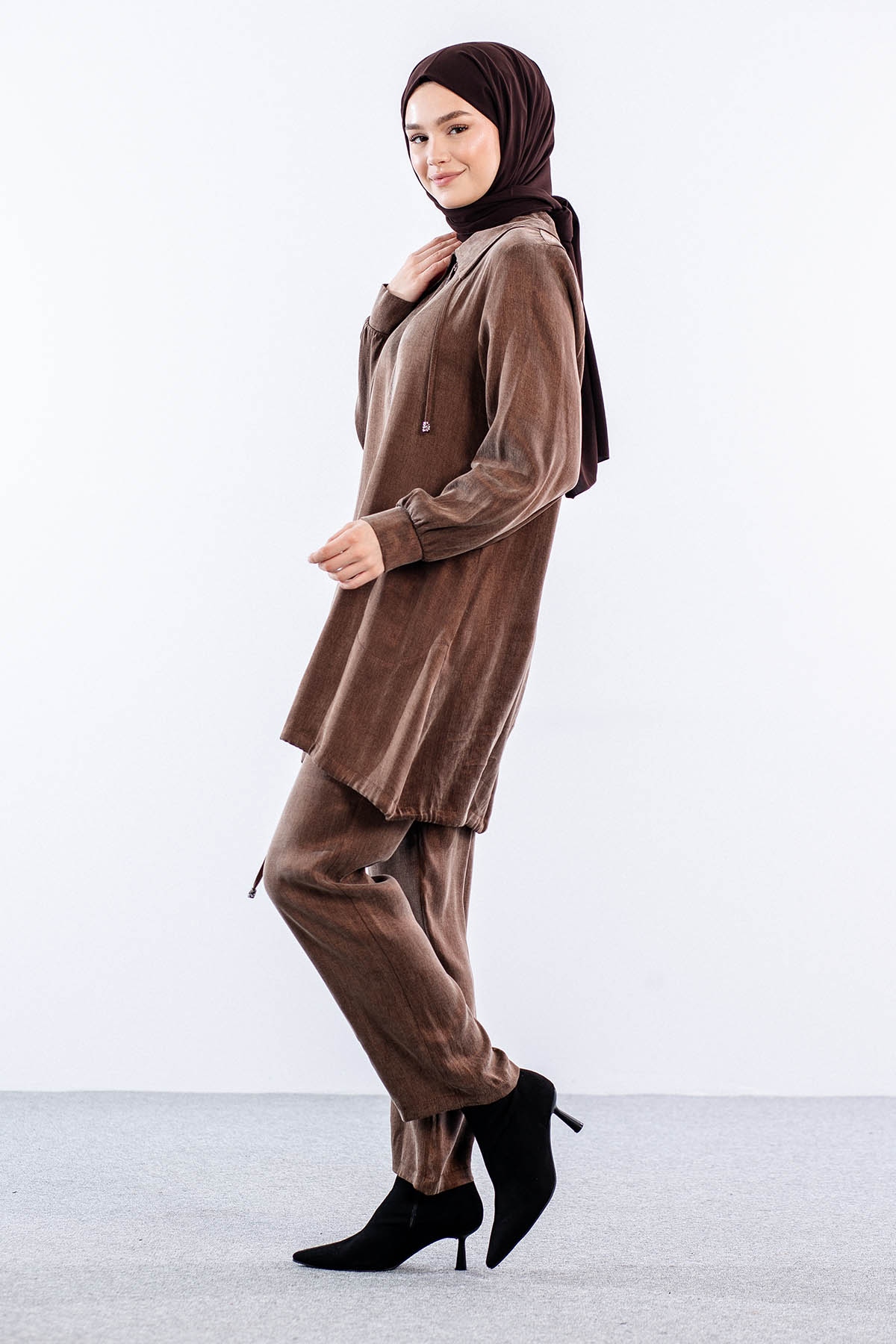 7682 Takim Pant 38-46 - Kahve - 5