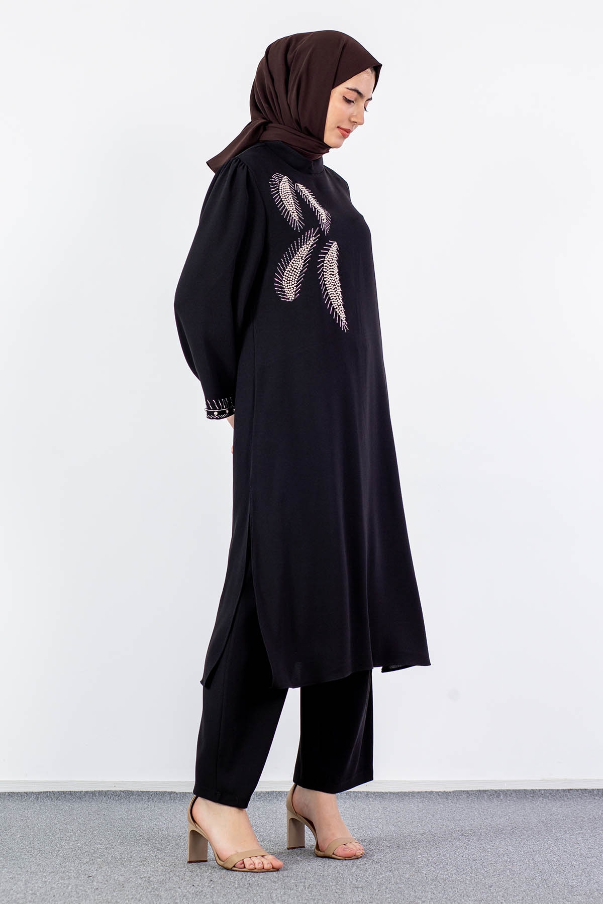 7683 Takim 42-50 Yaprak - Siyah - 3