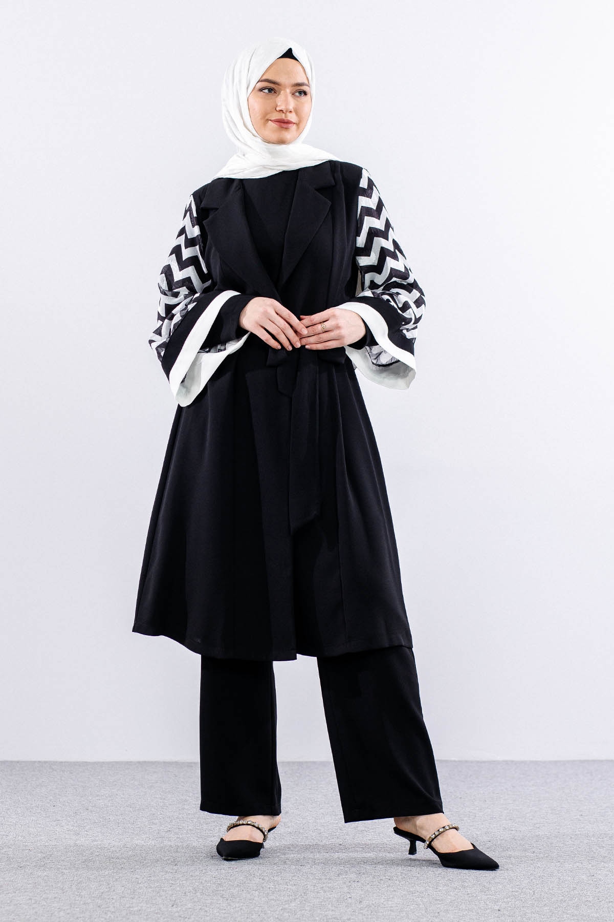 7685 şik Takim 42-50 - Siyah - 1