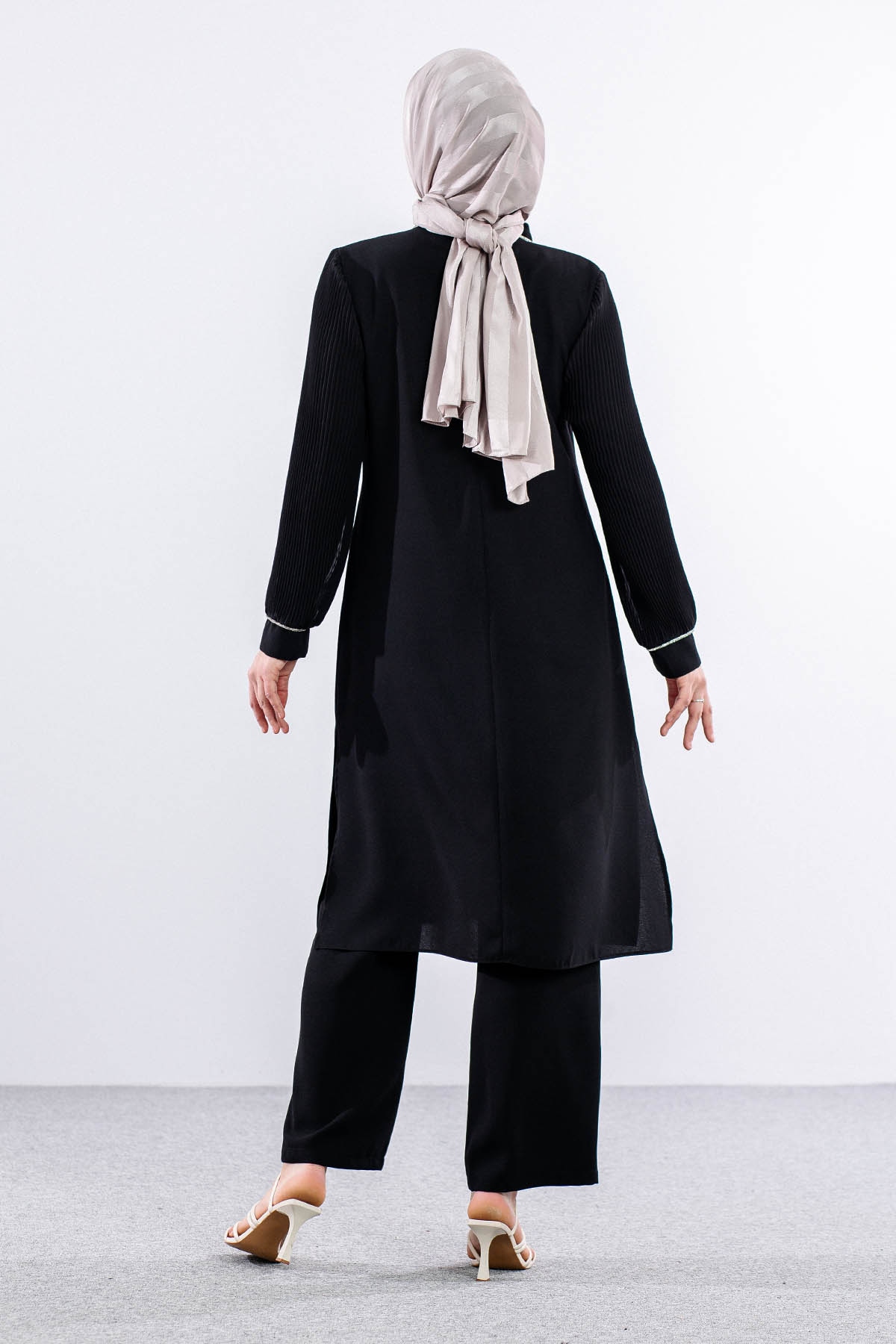 7688 Takim 42-50 Plise - Siyah - 5