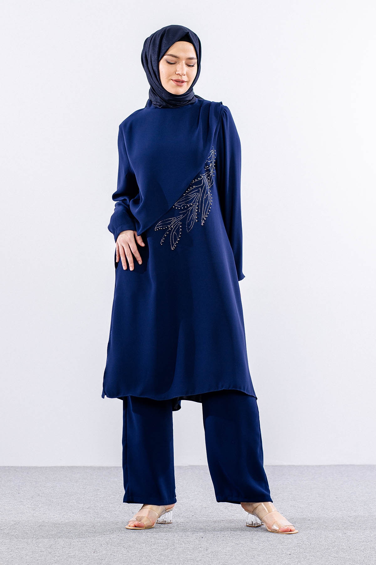 7689 şik Takim 42-50 İnci - Sax - 2