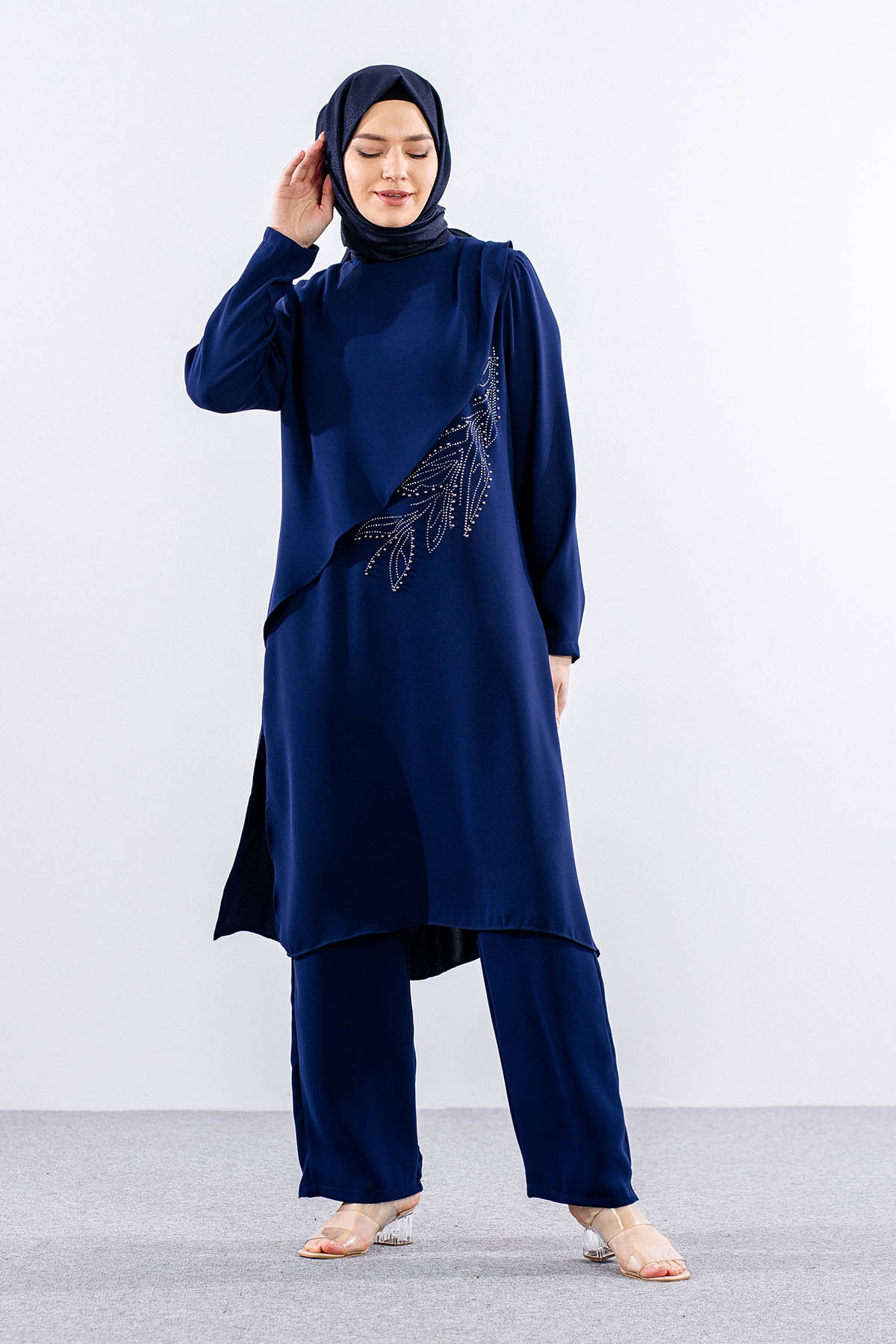 7689 şik Takim 42-50 İnci - Sax - 3