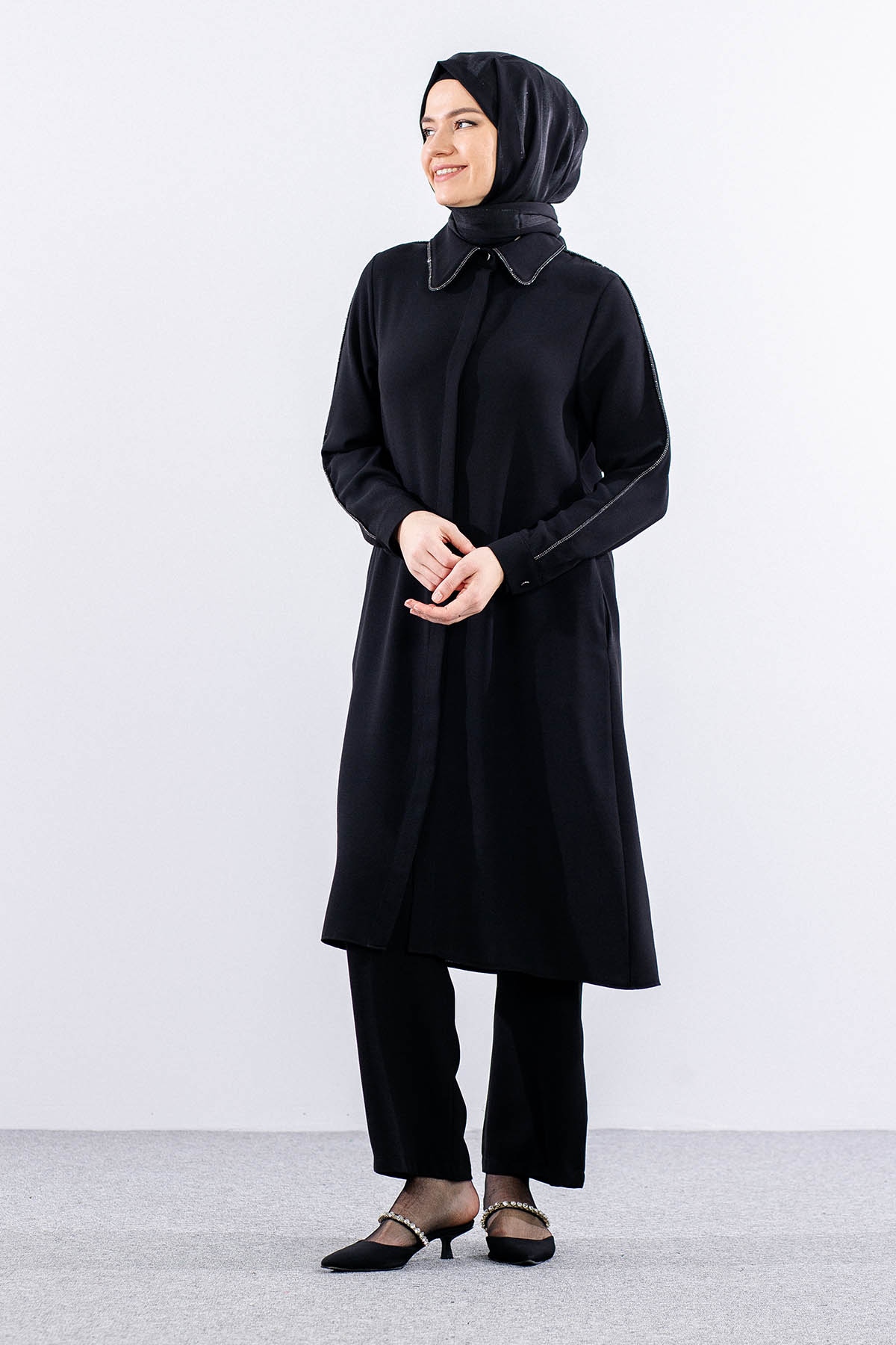 7691 Takim 40-48 Arabiye - Siyah - 2