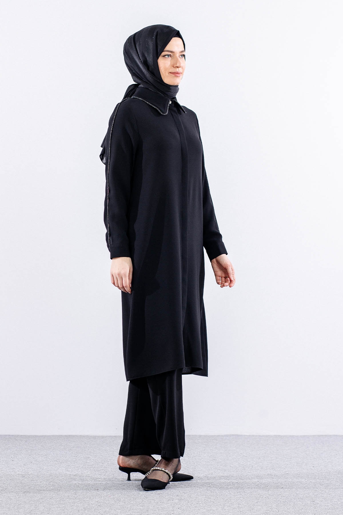 7691 Takim 40-48 Arabiye - Siyah - 3