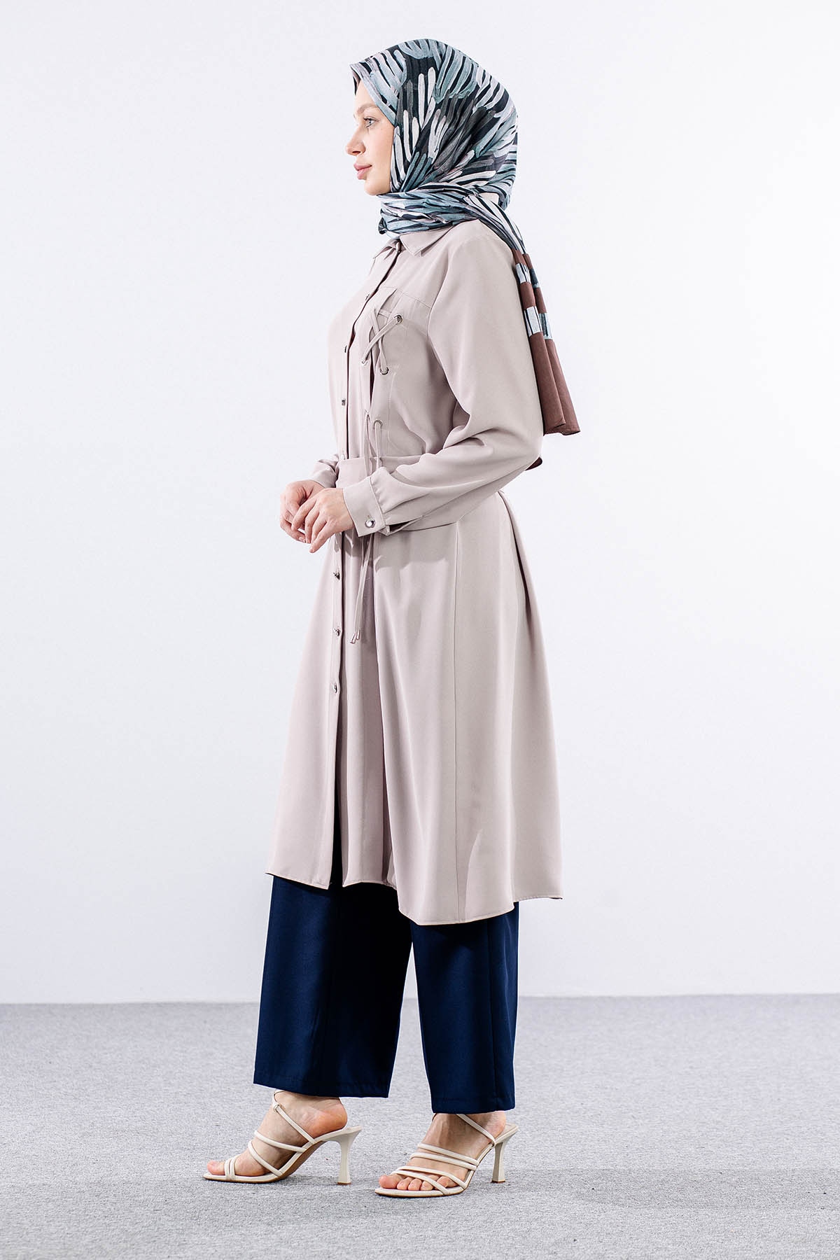 7693 Tunik 40-48 Kusgozu - Tas - 3