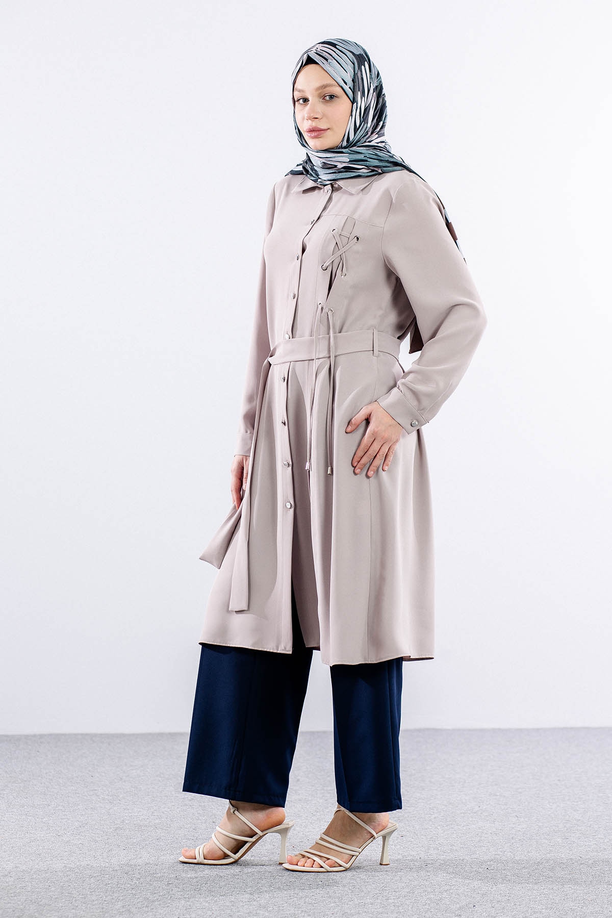 7693 Tunik 40-48 Kusgozu - Tas - 4