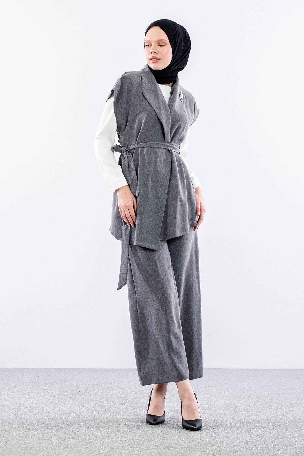 7694 3lü Takim 38-46 - Gri - 3