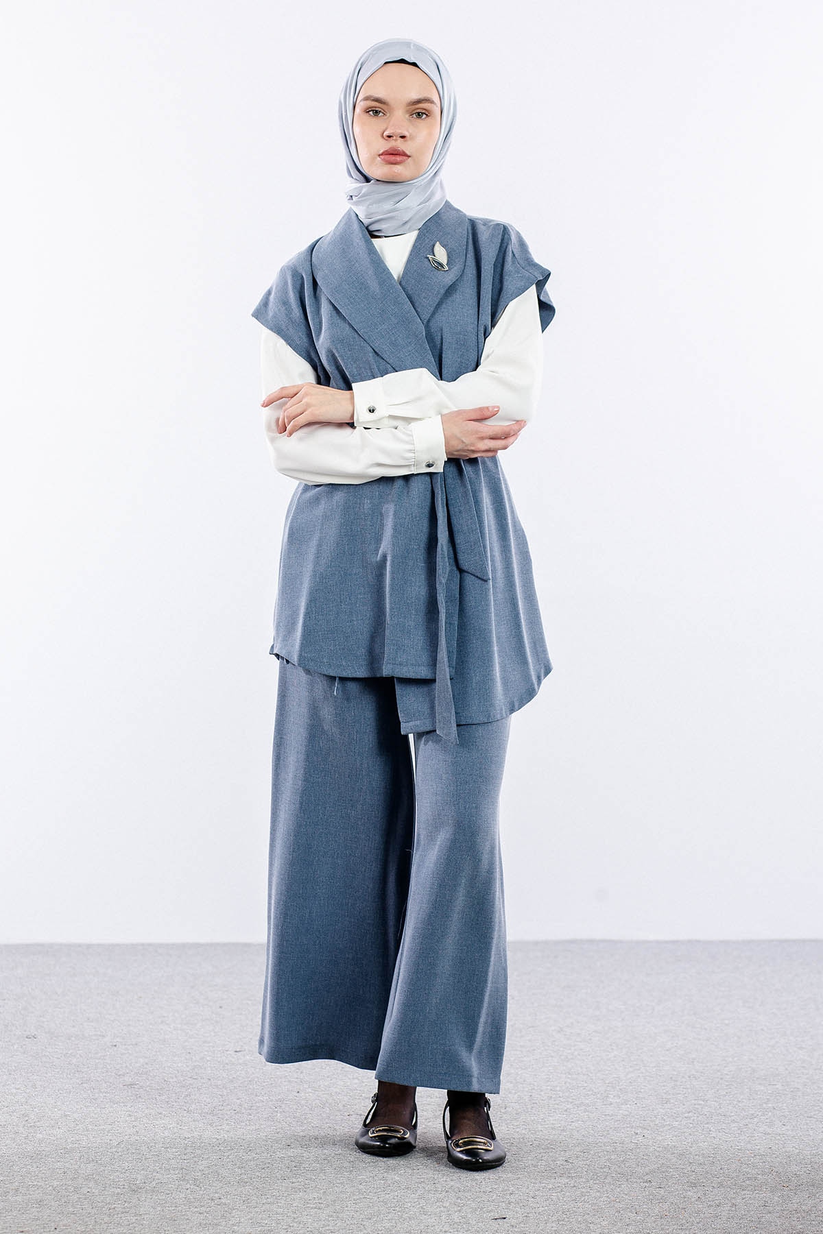 7694 3lü Takim 38-46 - Mavi - 1