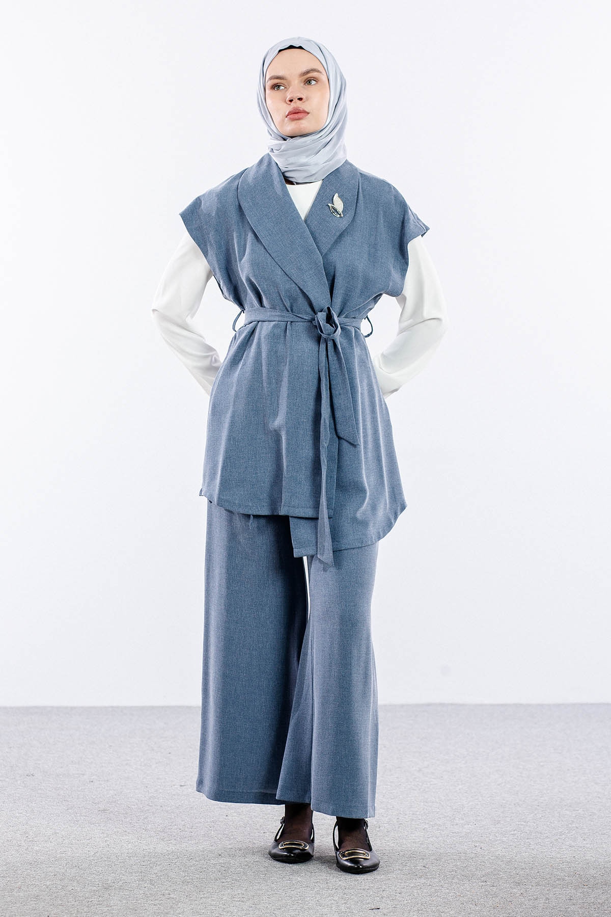 7694 3lü Takim 38-46 - Mavi - 2