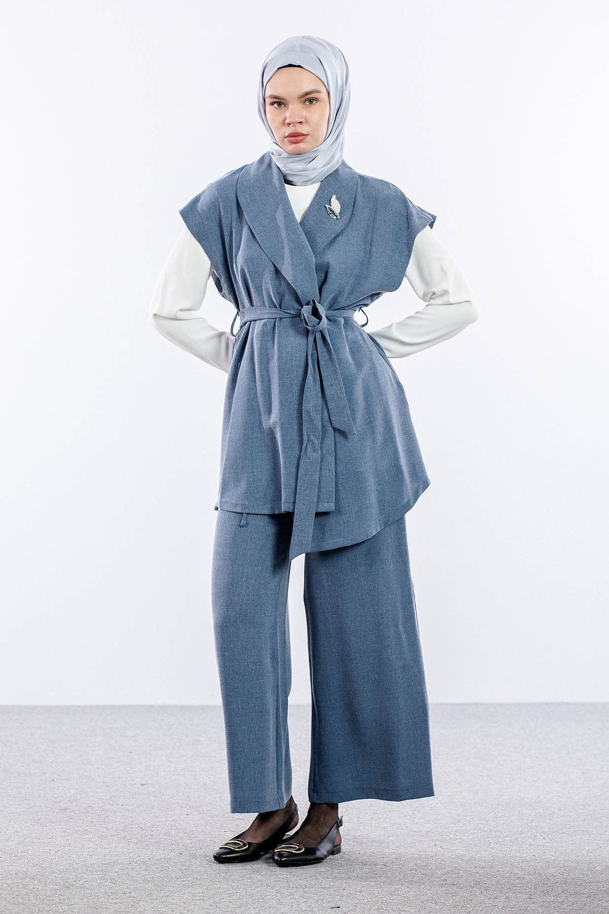 7694 3lü Takim 38-46 - Mavi - 3