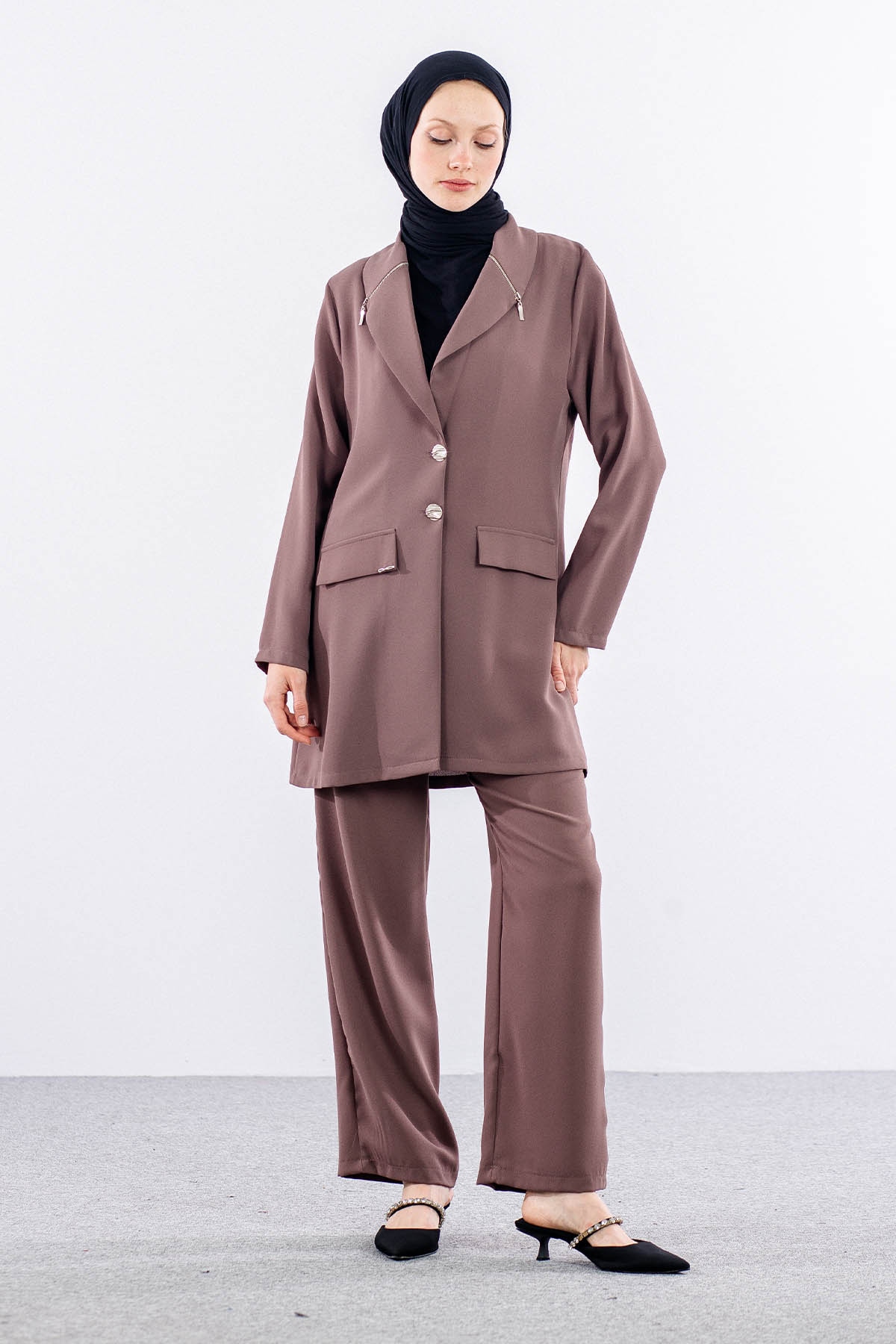 7697 Takim 40-48 - Kahve - 1