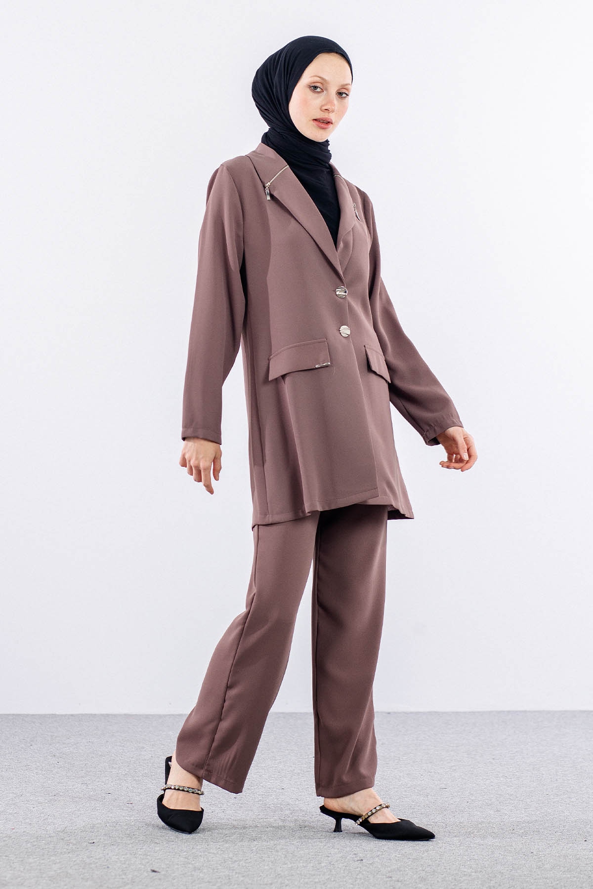 7697 Takim 40-48 - Kahve - 2