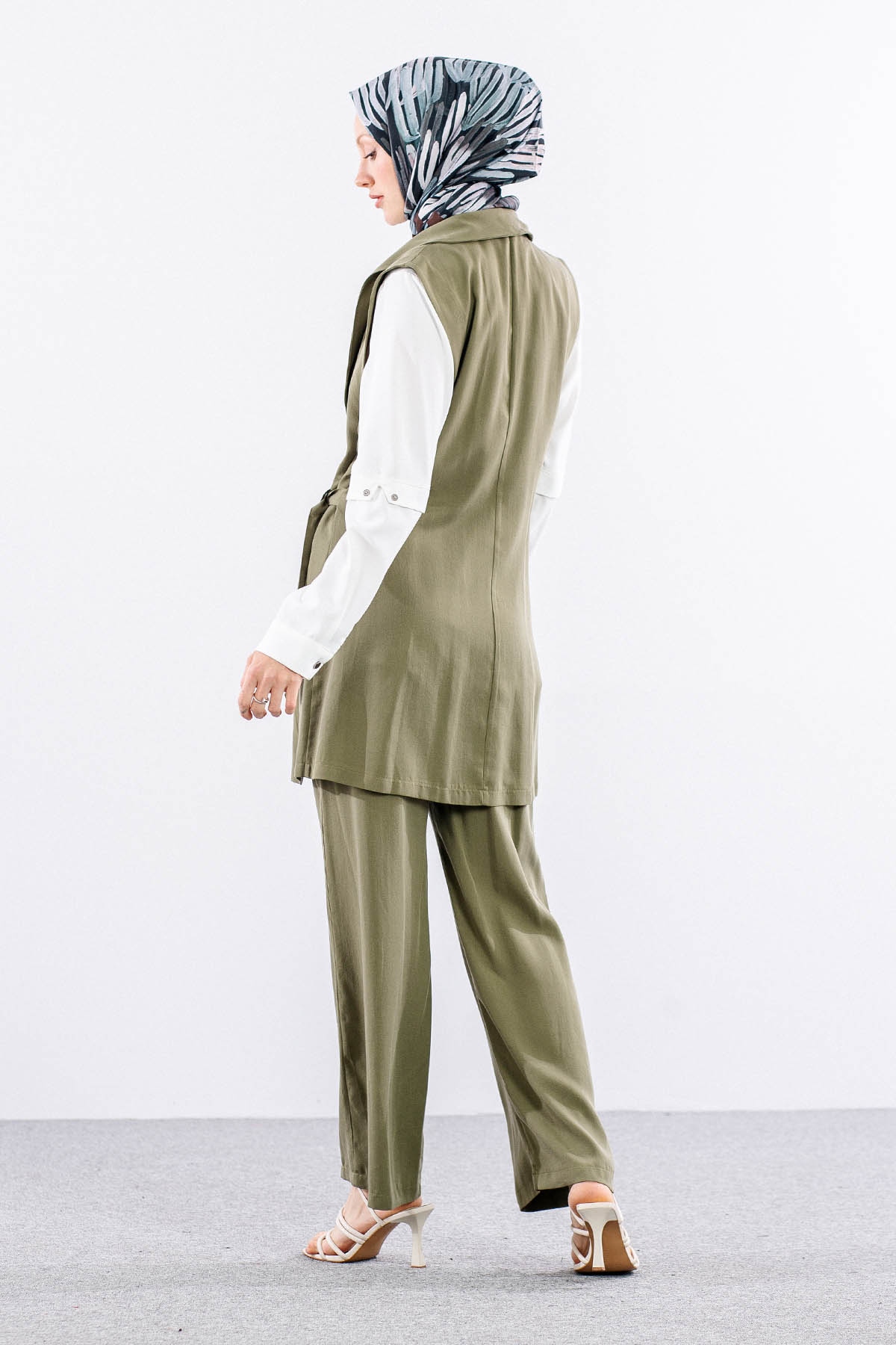 7702 3lü Takim 40-48 - Haki - 5