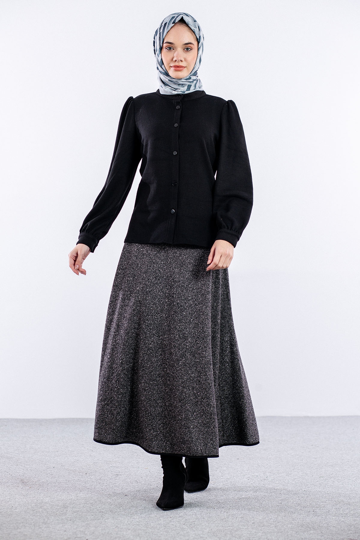 7702 Takim 38-46 - Siyah - 1