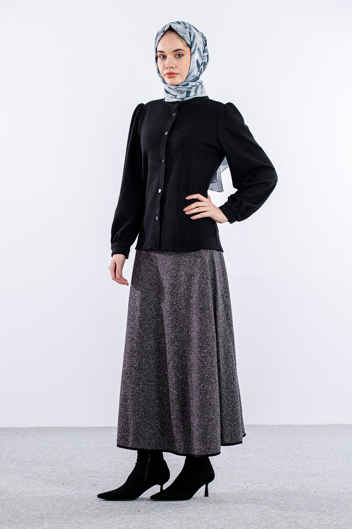 7702 Takim 38-46 - Siyah - 2