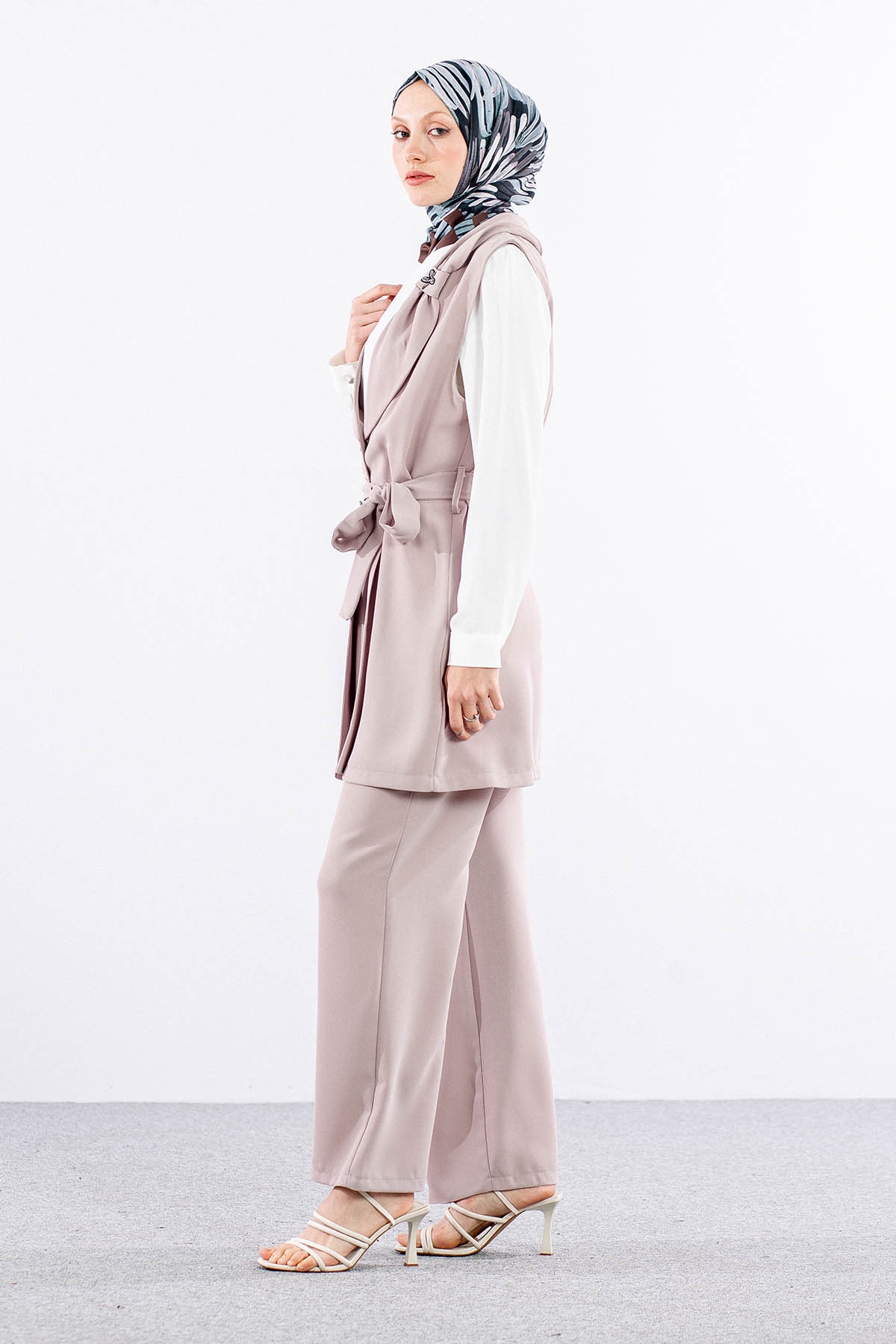 7703 3lü Takim 40-48 - Bej - 5