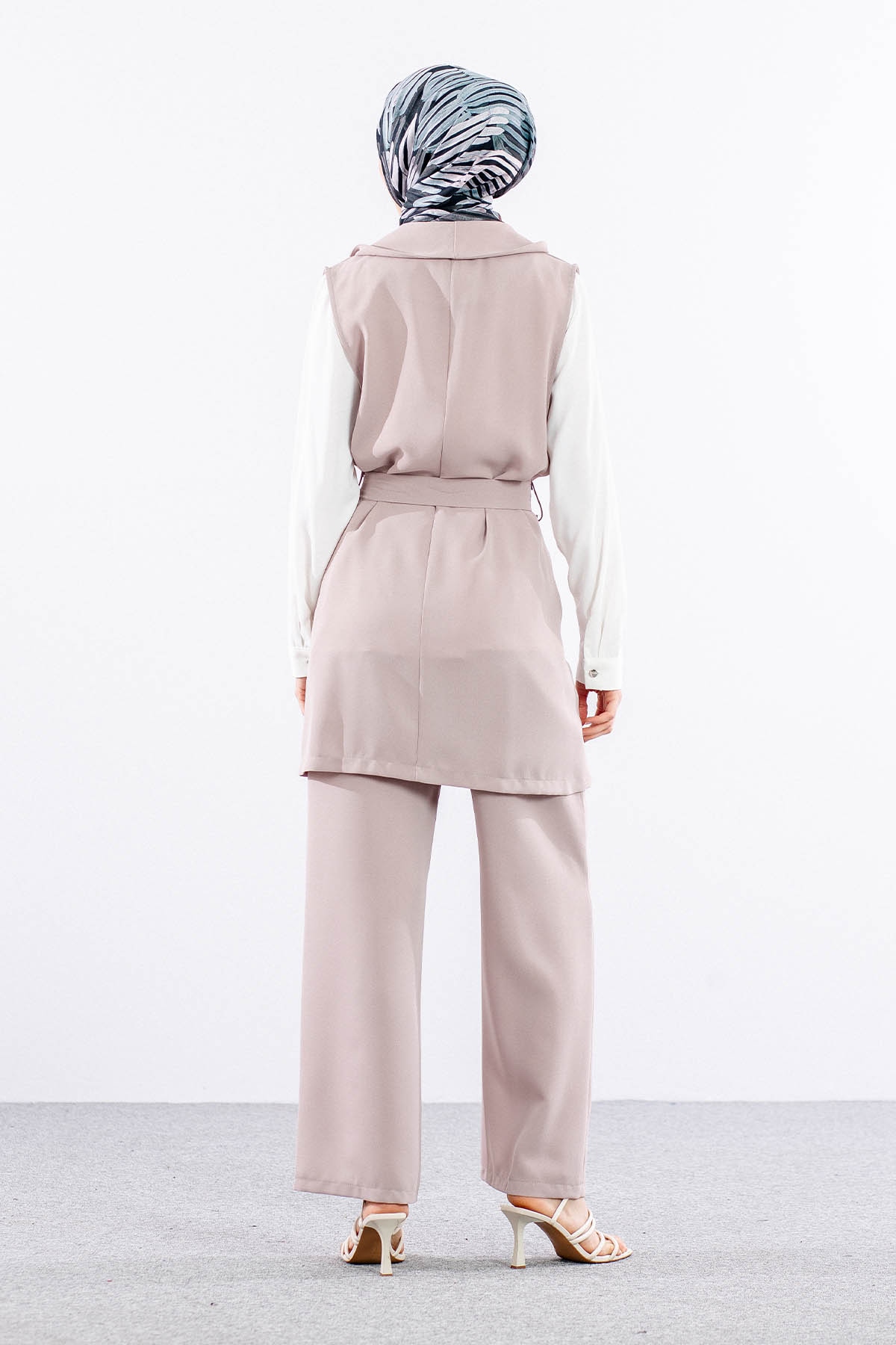 7703 3lü Takim 40-48 - Bej - 6