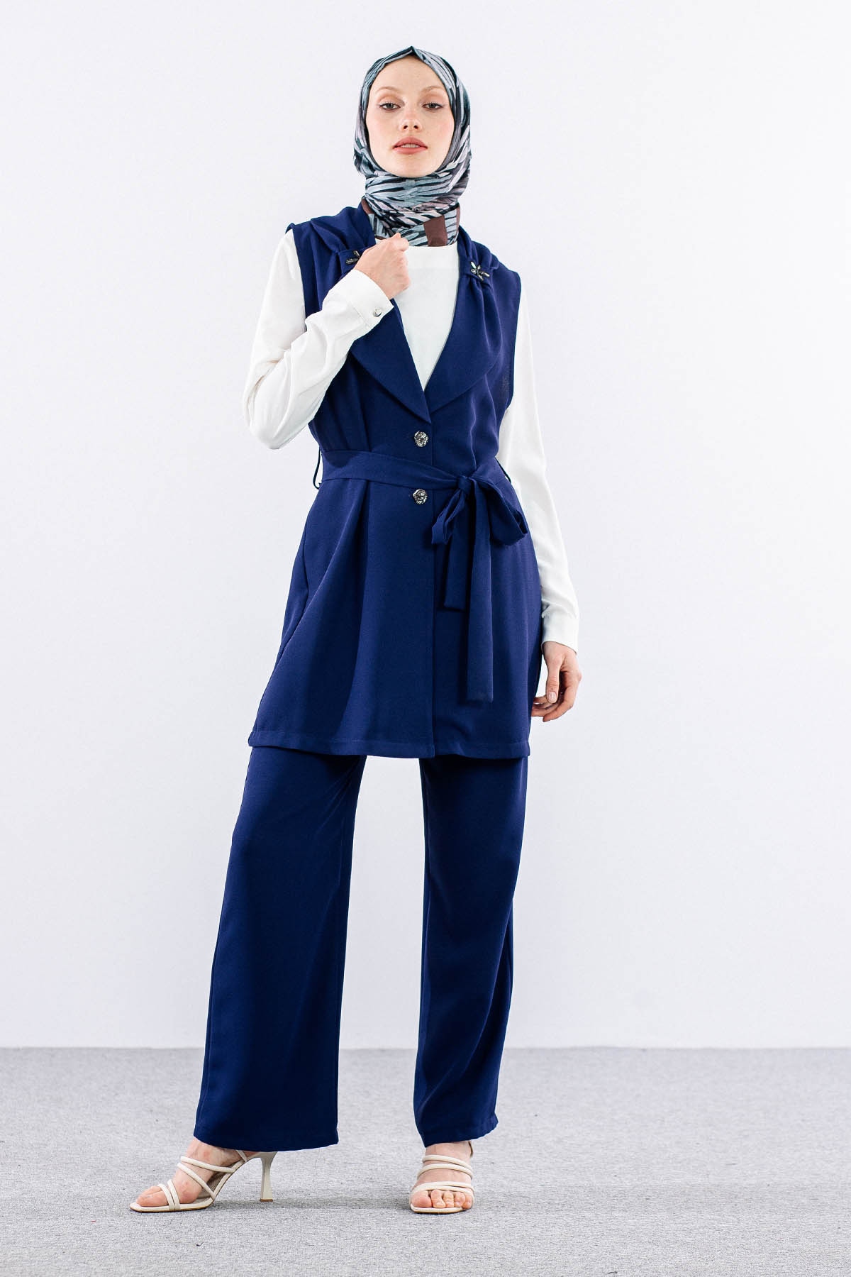 7703 3lü Takim 40-48 - Lacivert - 1