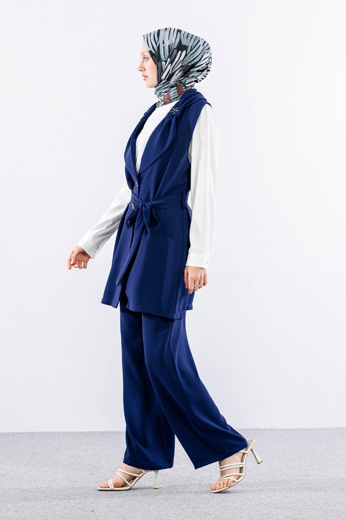 7703 3lü Takim 40-48 - Lacivert - 5