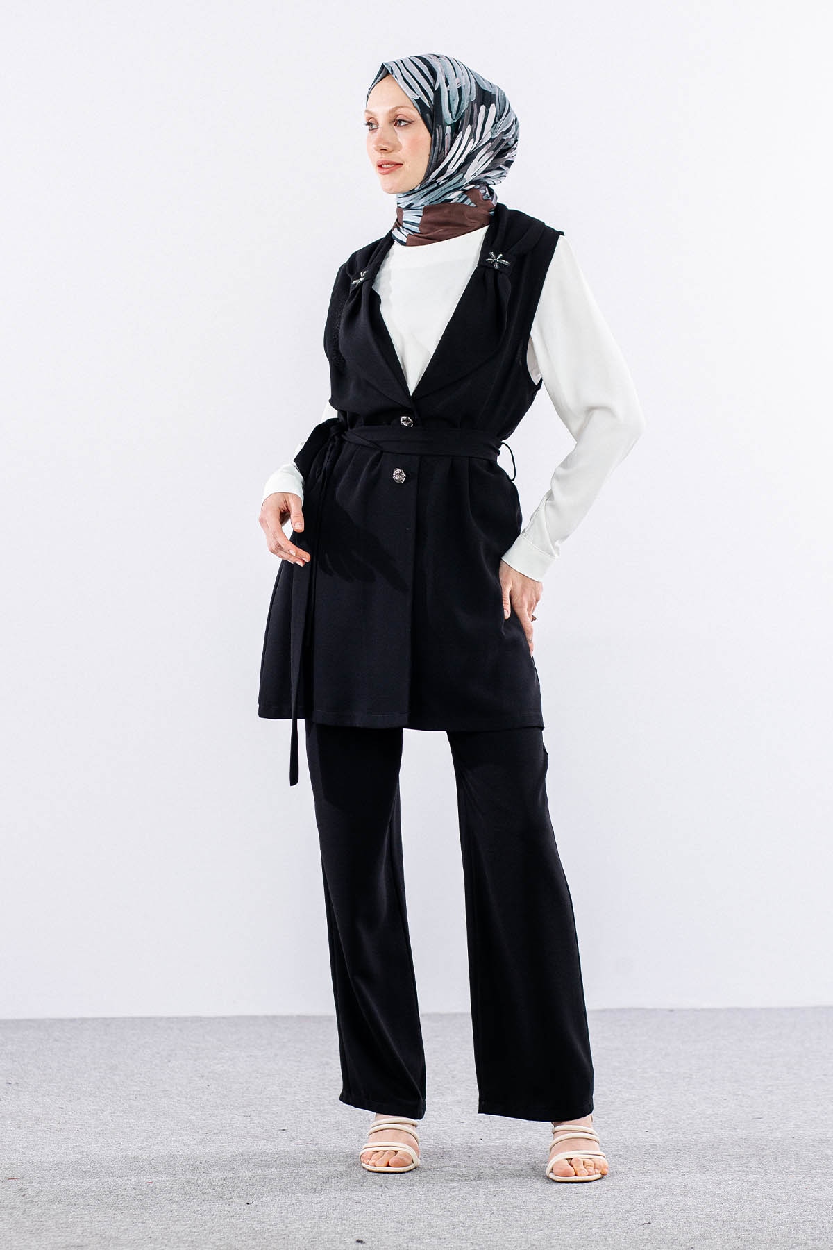 7703 3lü Takim 40-48 - Siyah - 1