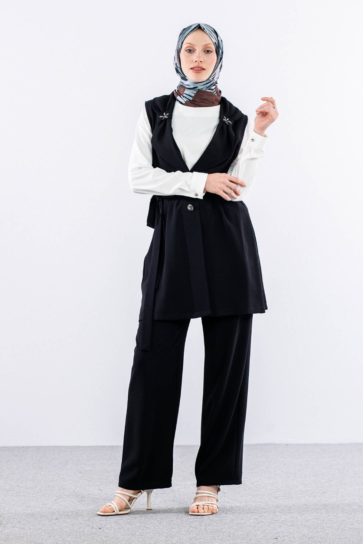 7703 3lü Takim 40-48 - Siyah - 2