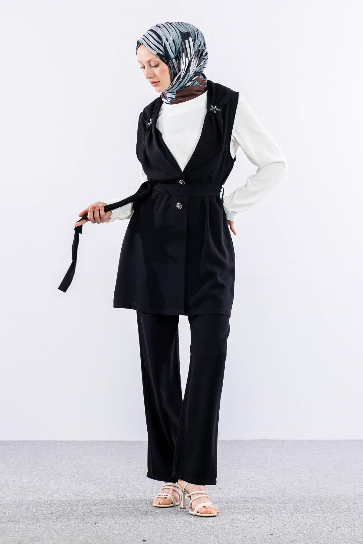 7703 3lü Takim 40-48 - Siyah - 3