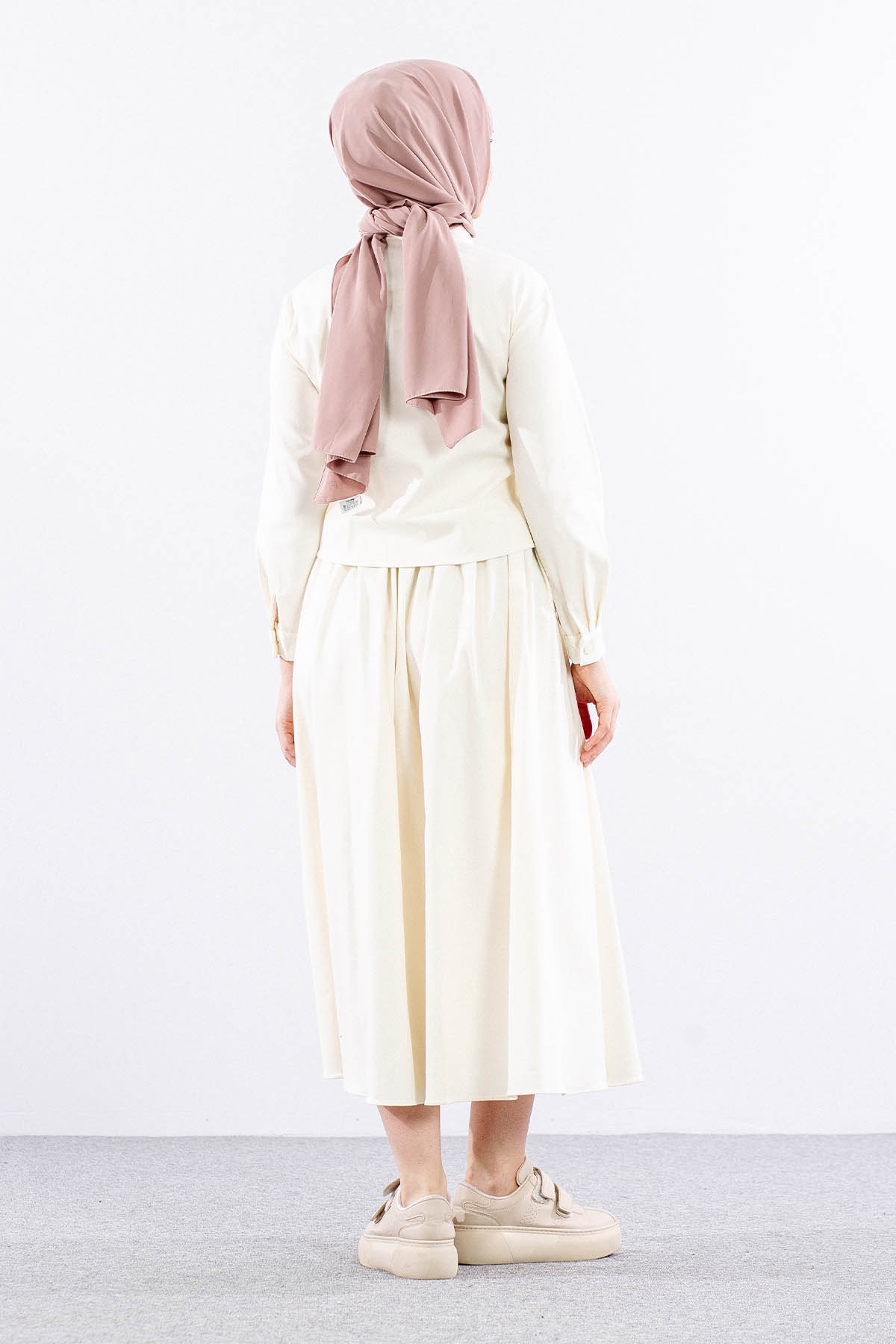 7708 Takim 38-44 Mrmr - Krem - 6