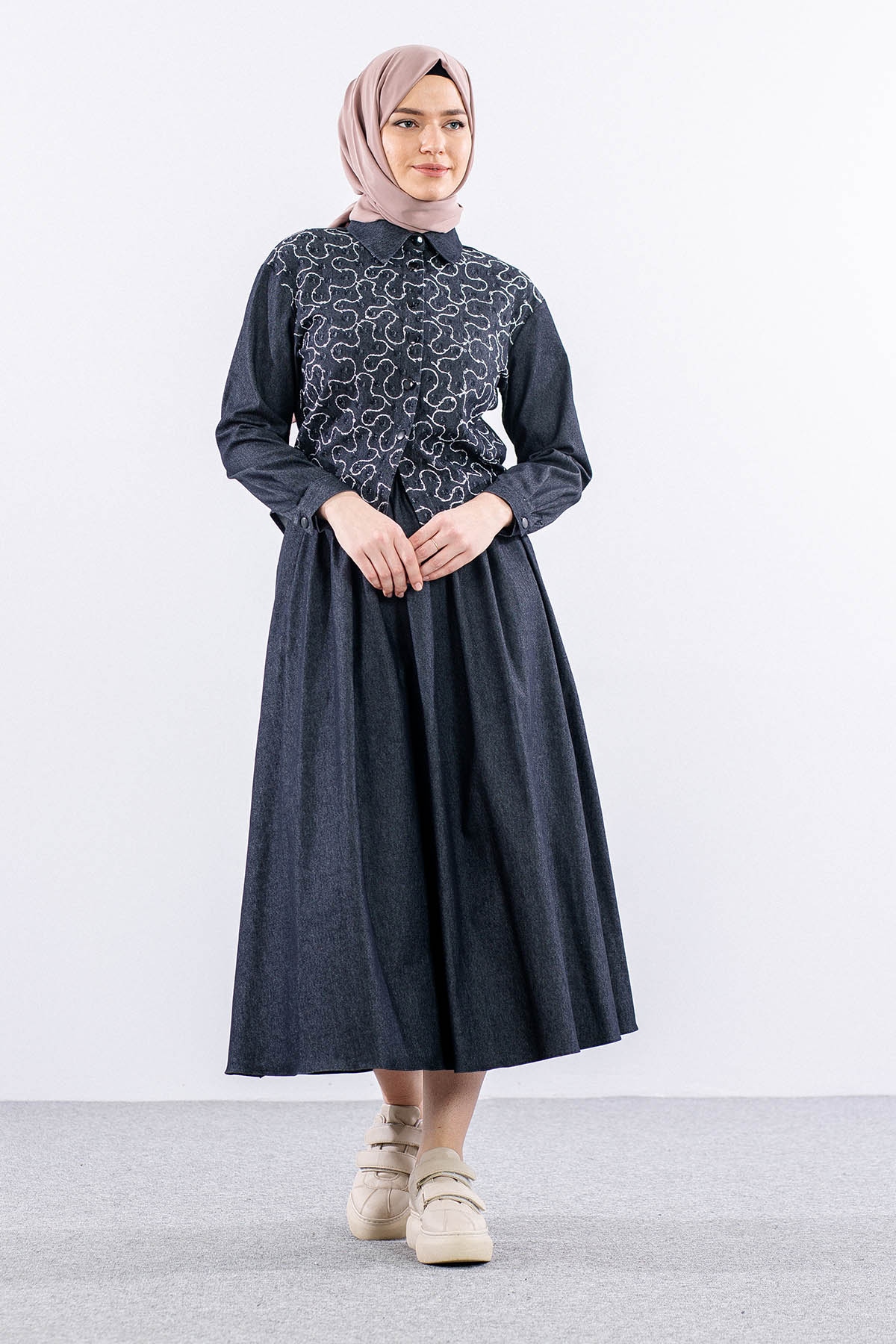 7708 Takim 38-44 Mrmr - Siyah - 1