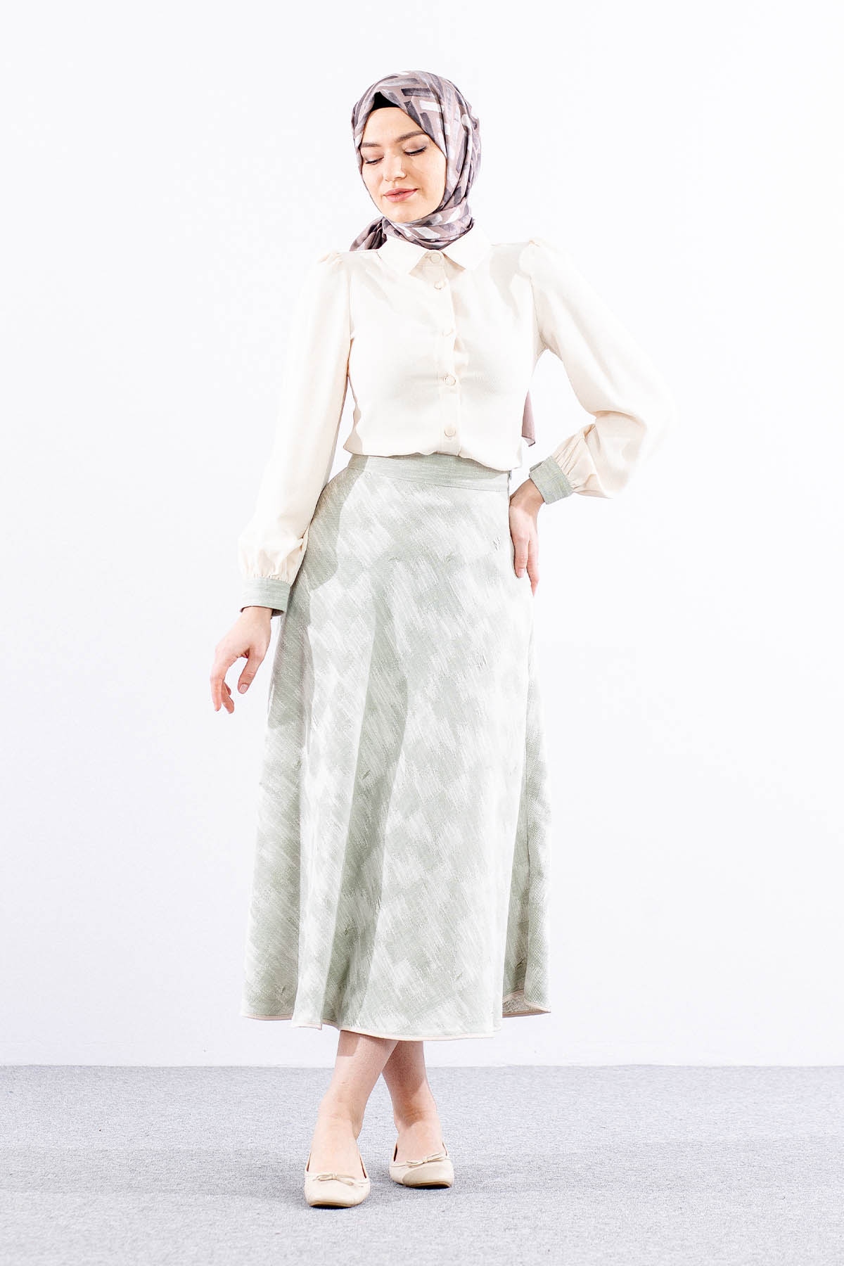 7709 E.takim 38-46 - Krem_yesil - 1