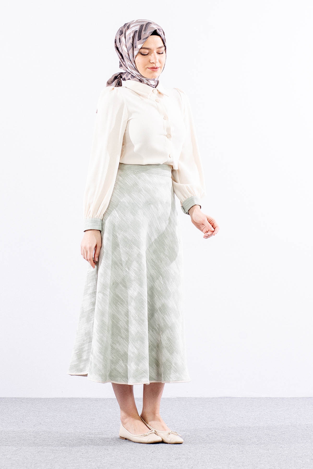 7709 E.takim 38-46 - Krem_yesil - 4