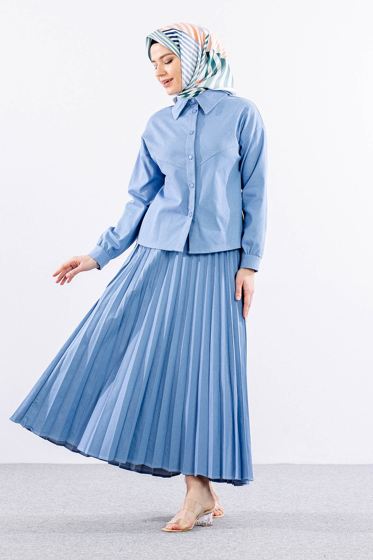 7710 E.takim 38-44 Dnm - Mavi - 2