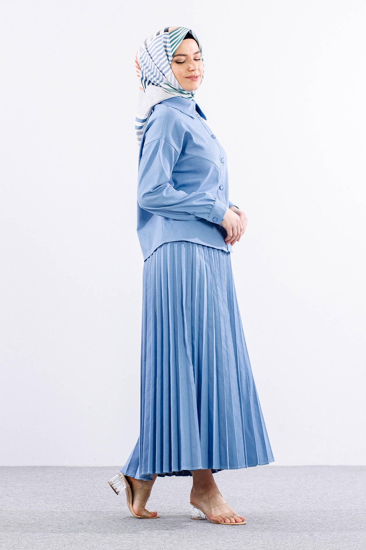 7710 E.takim 38-44 Dnm - Mavi - 4