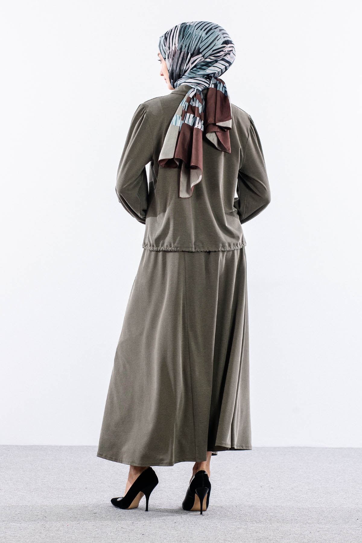 7714 E.takim 40-48 Zimba Detay - Haki - 4