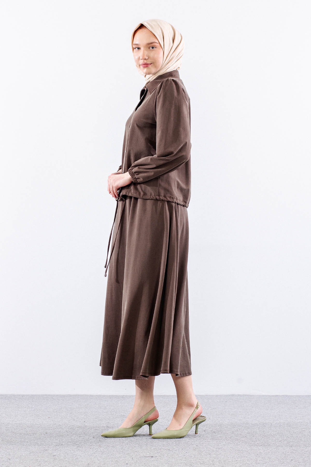 7714 E.takim 40-48 Zimba Detay - Kahve - 3