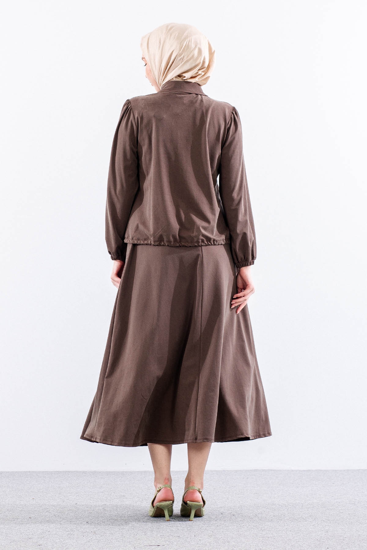 7714 E.takim 40-48 Zimba Detay - Kahve - 5