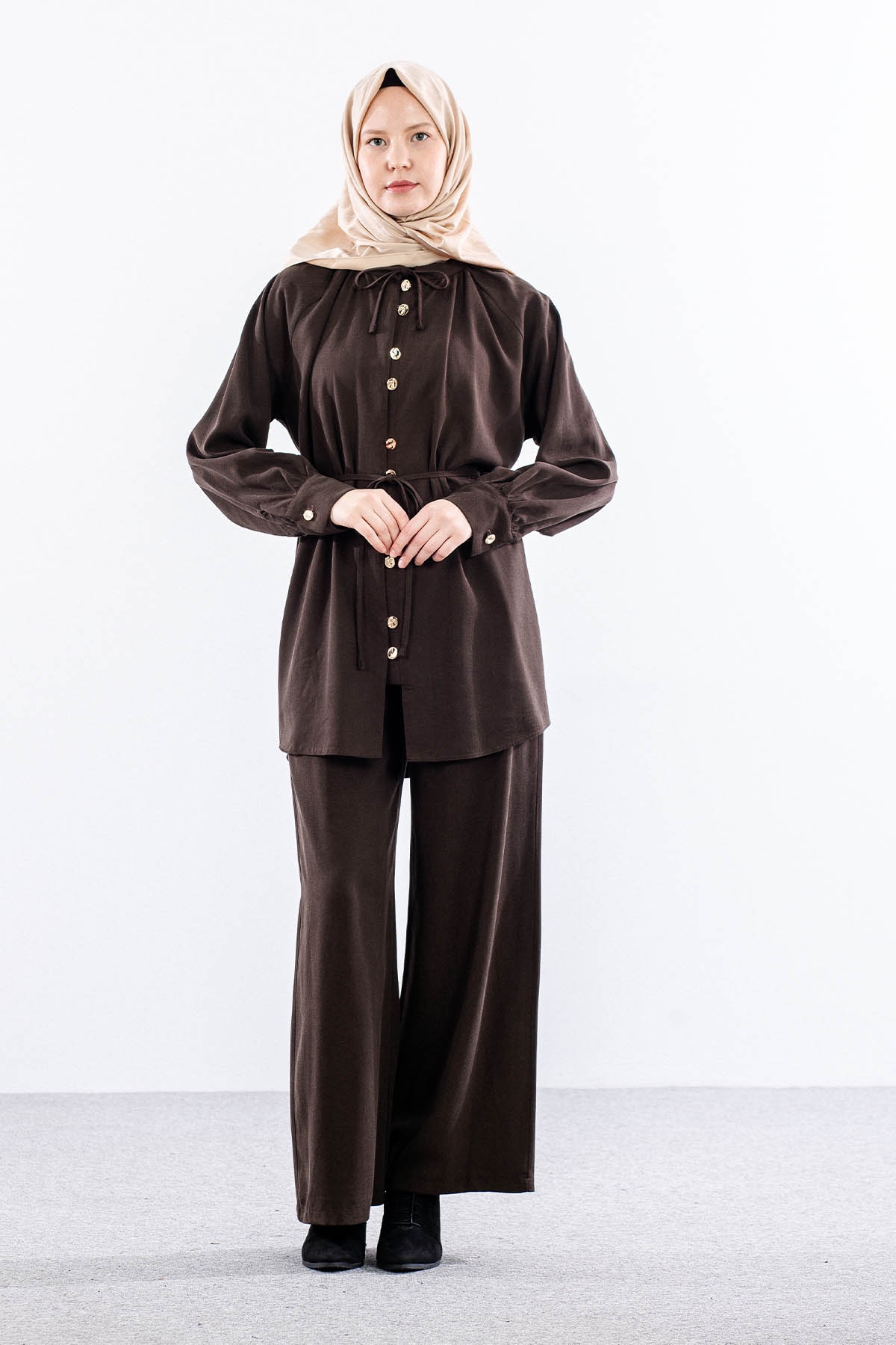 7720 Takim Pant 40-48 - Kahve - 1