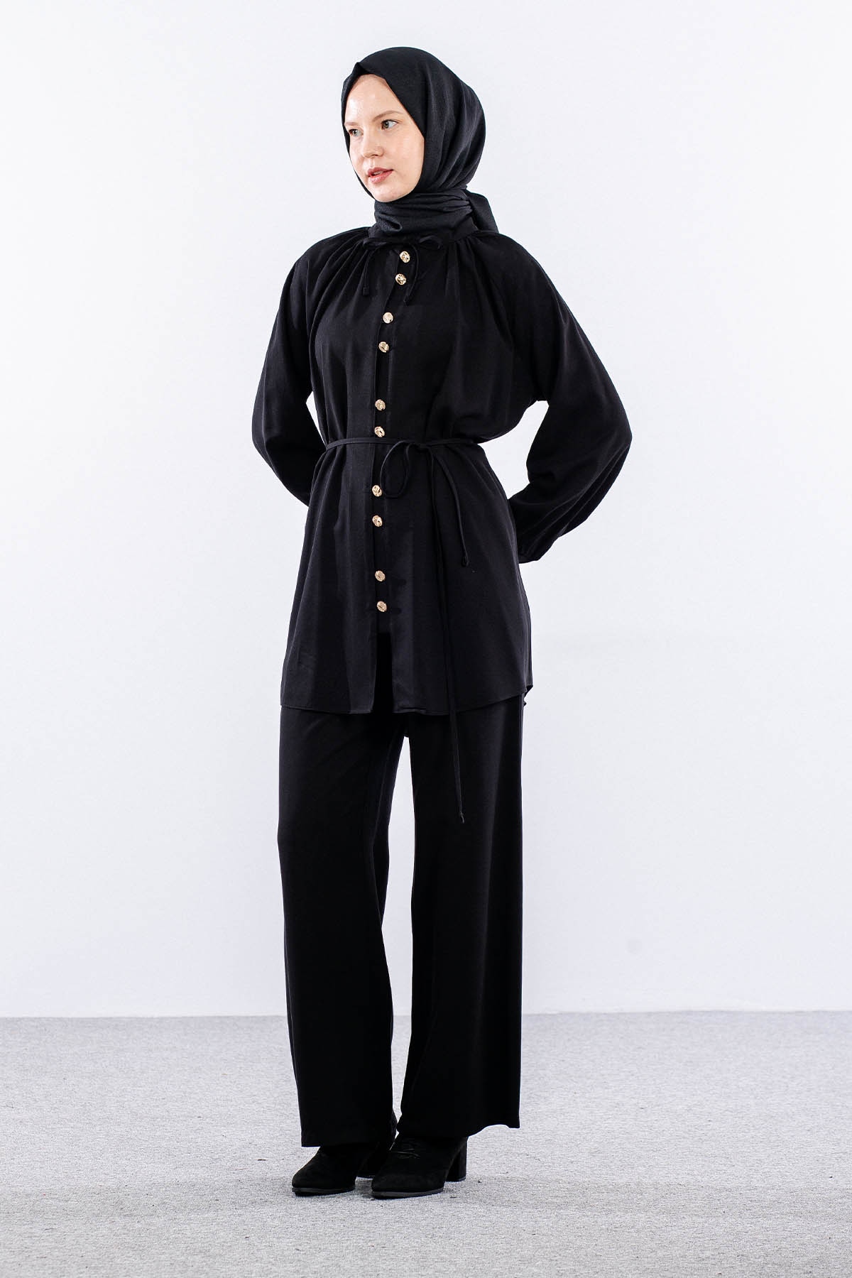 7720 Takim Pant 40-48 - Siyah - 2