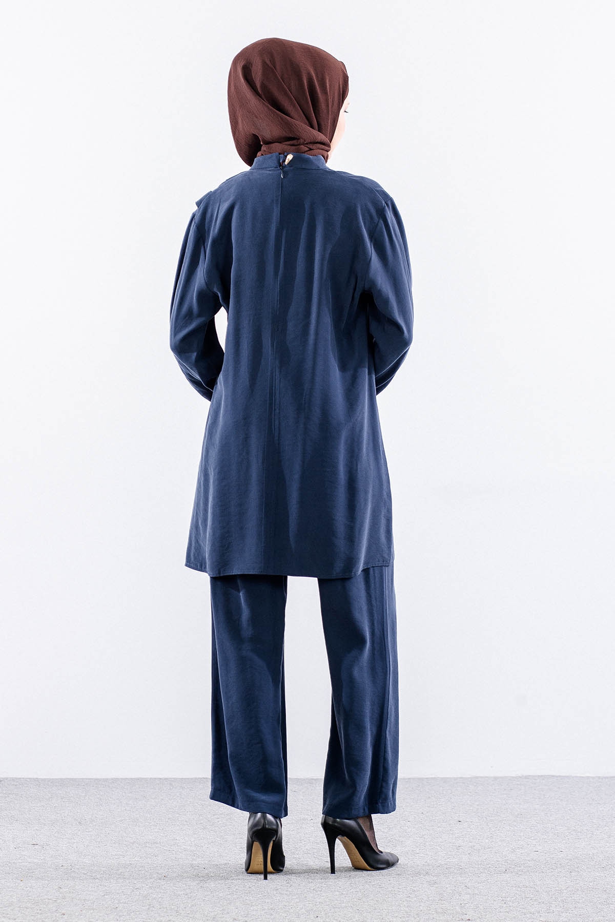 7722 Takim 40-48 Dugmeli - Lacivert - 5