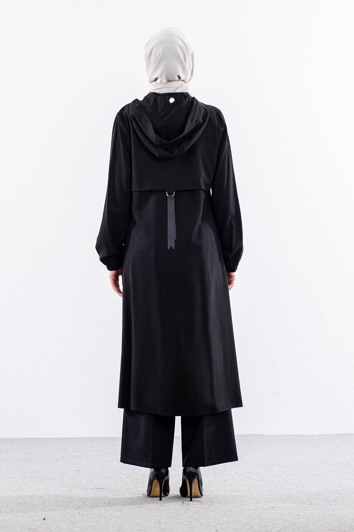 7725 Spor Kap 40-48 Kapşonlu - Siyah - 5