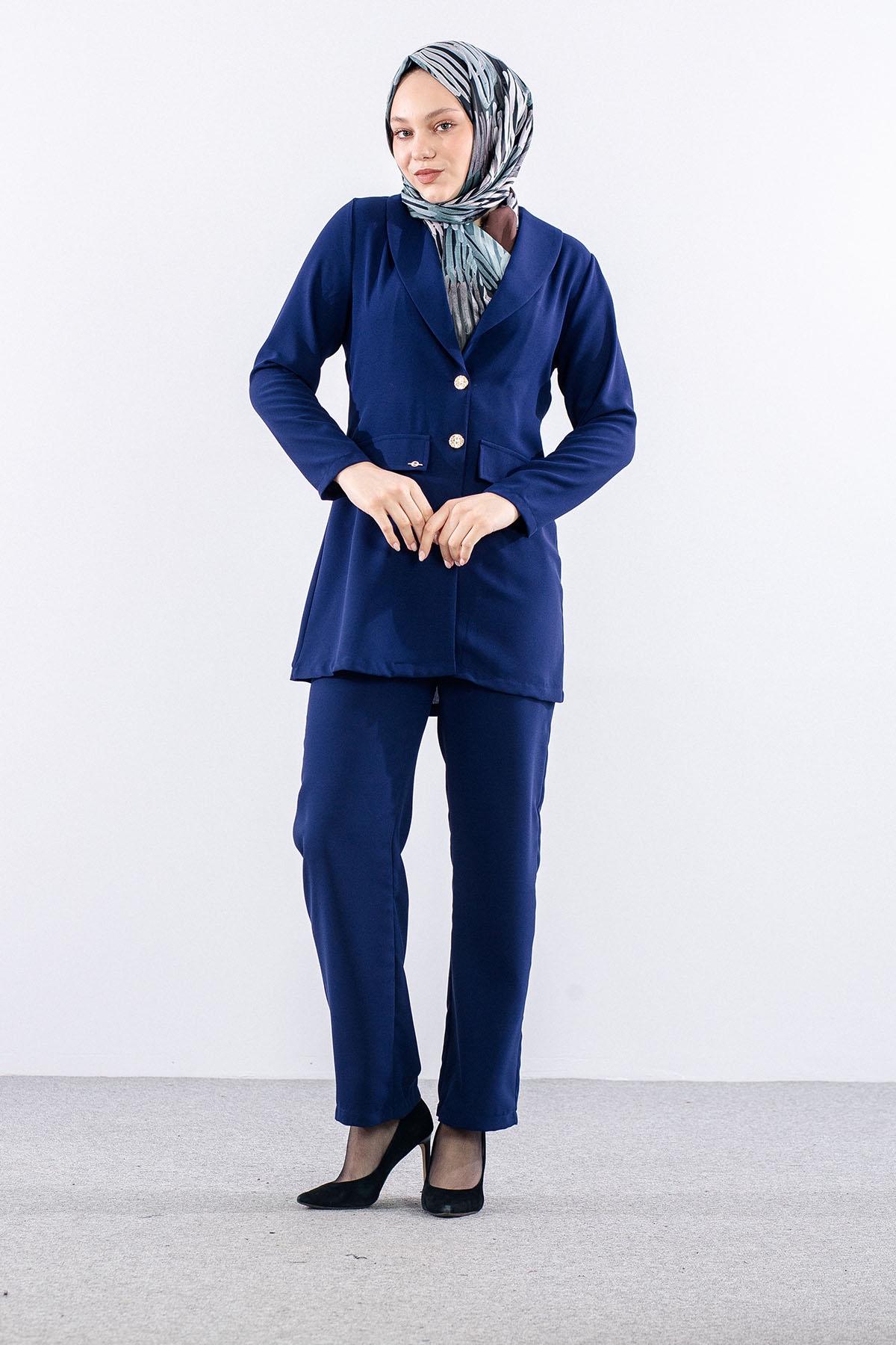 7726 Takim 40-48 Blazer Ckt - Sax - 1