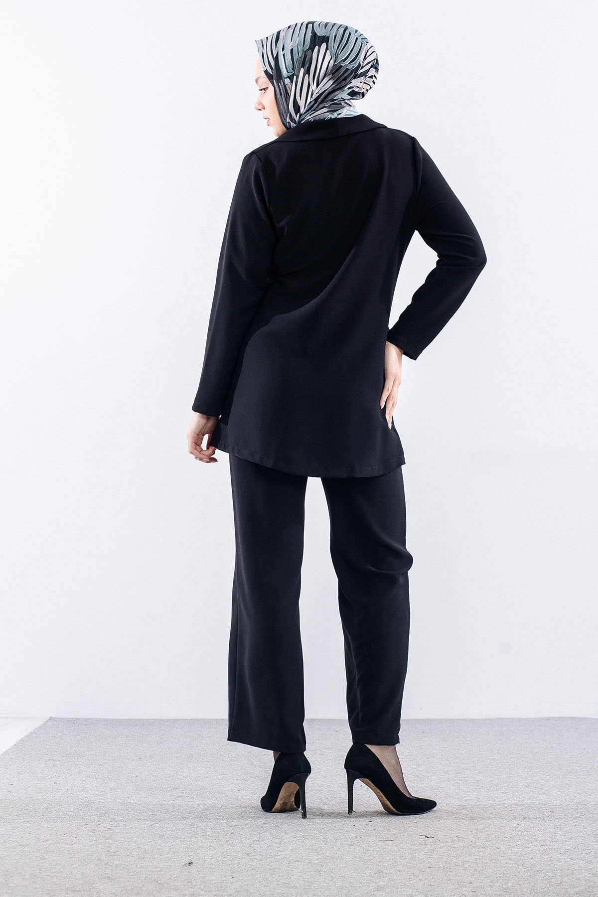 7726 Takim 40-48 Blazer Ckt - Siyah - 4